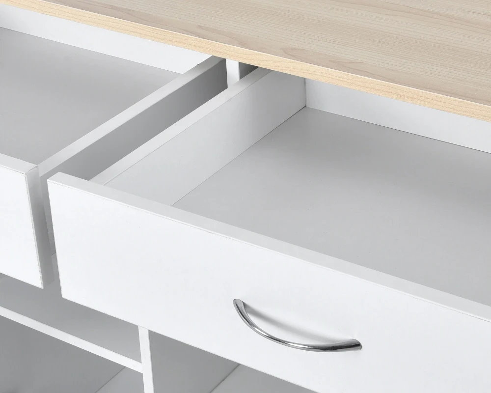 kitchen storage cart on wheels